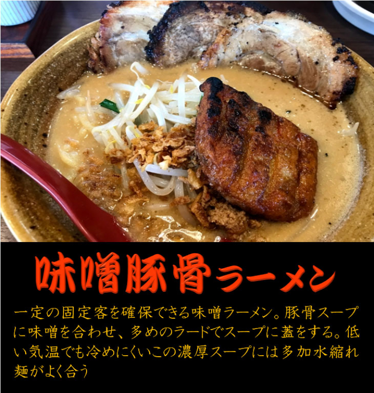 味噌豚骨ラーメン